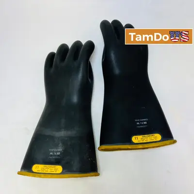 Salisbury Class 2 Electrical Rubber Gloves Size 11 17kV ANSI ASTM Type I at Safety & Security Equipment in excellent condition