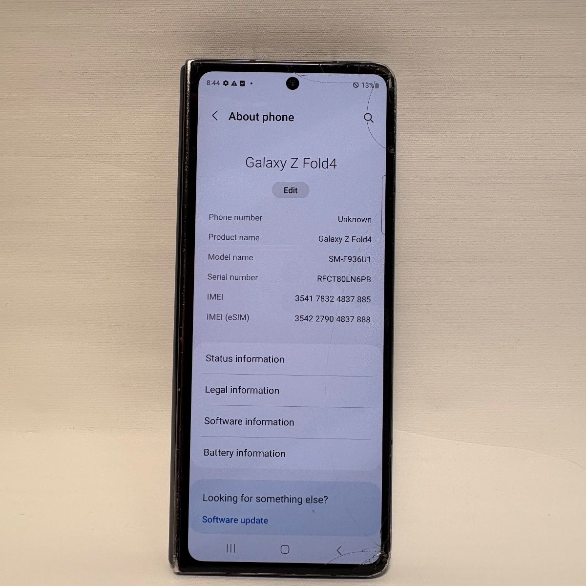 Samsung Galaxy Z Fold4 (SM-F936U) 512GB, Black, UNLOCKED - Photo 3