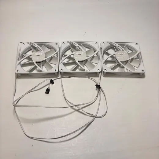 NZXT 120mm White Case Fans 3-Pack 4-Pin PWM at TamDoUS Taylorsville