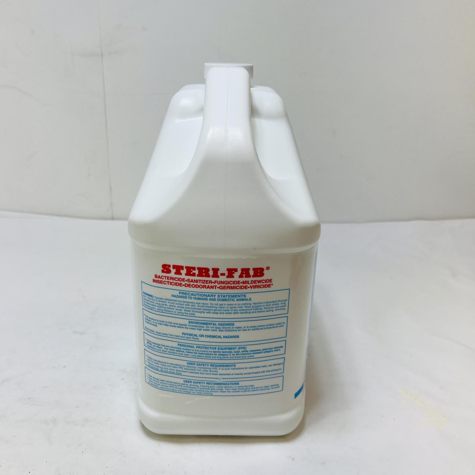 Lot of 6 Steri-Fab Professional Disinfectant & Insecticide 1 Gallon - Photo 2
