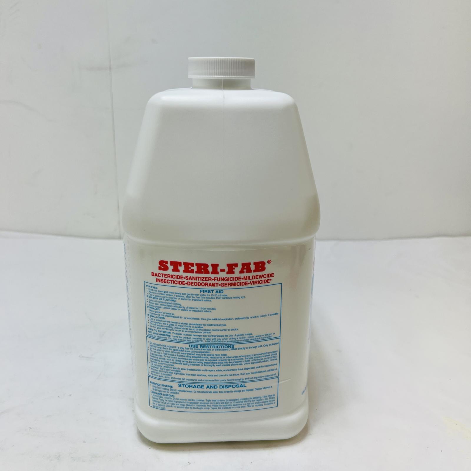 Lot of 6 Steri-Fab Professional Disinfectant & Insecticide 1 Gallon - Photo 4