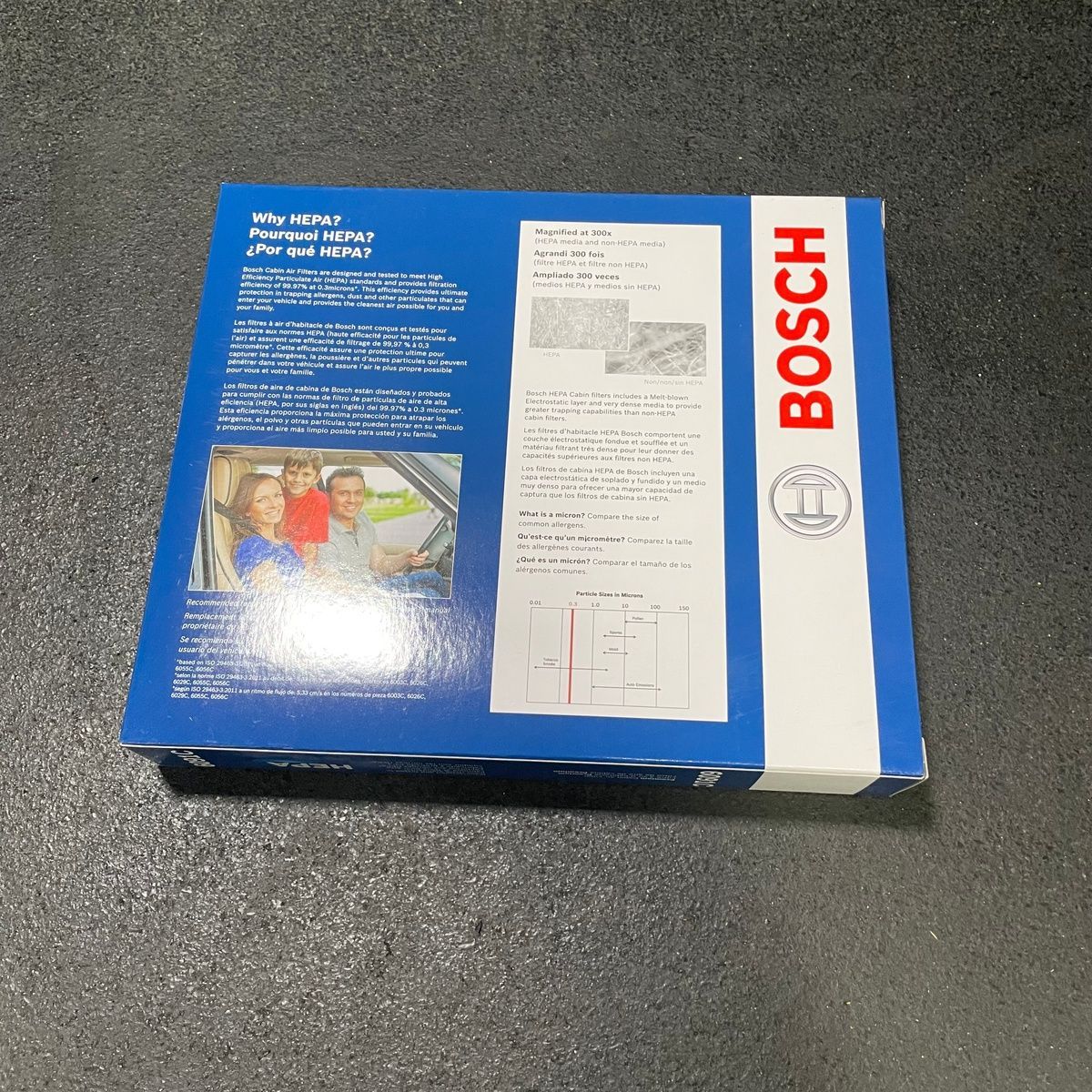 Bosch 6091C HEPA Cabin Air Filter for Toyota Camry RAV4 Corolla - Photo 2