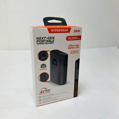 HyperGear 10000mAh 38W Power Bank, 20W PD USB-C Fast Charge at Multipurpose Batteries & Power in new condition