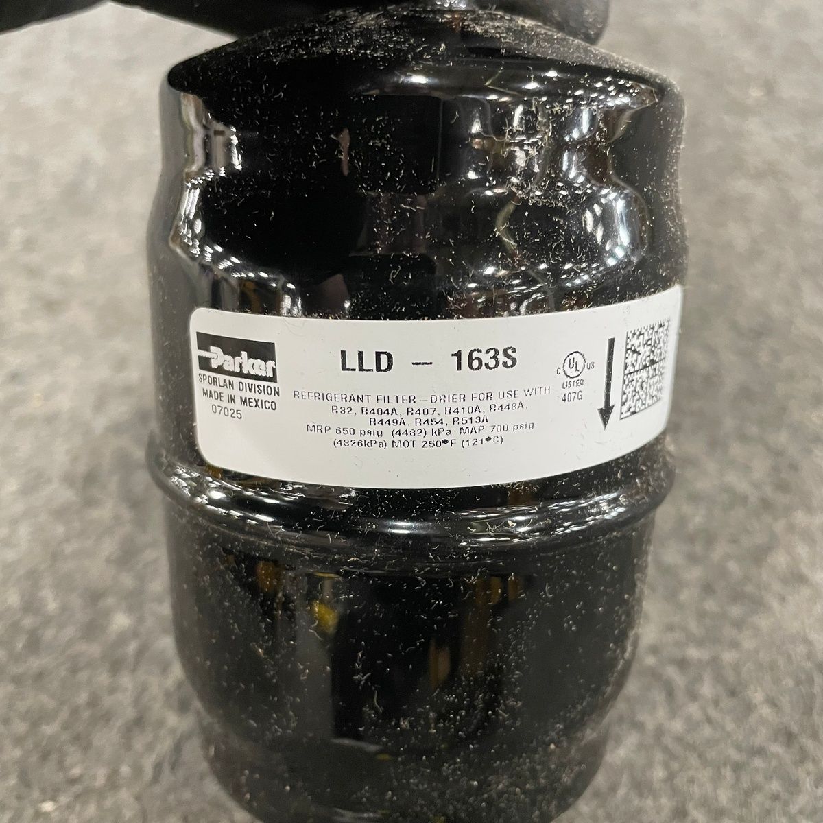Parker LLD-163S 3/8" ODF Liquid Line Filter Drier - Photo 6