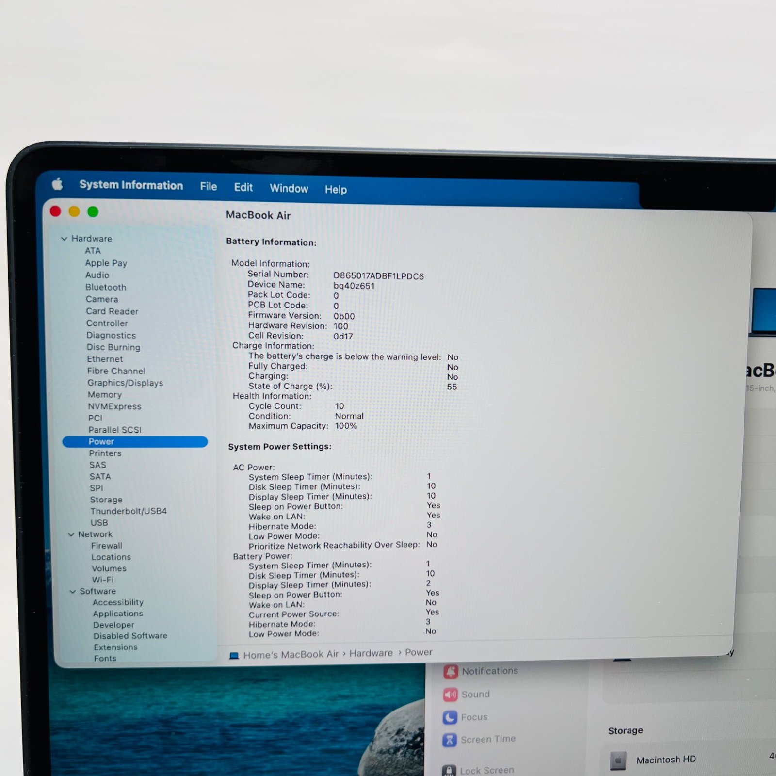 MacBook Air (15-inch, Apple M3) 10-C GPU, 24GB, 512GB SSD, Midnight - Photo 9