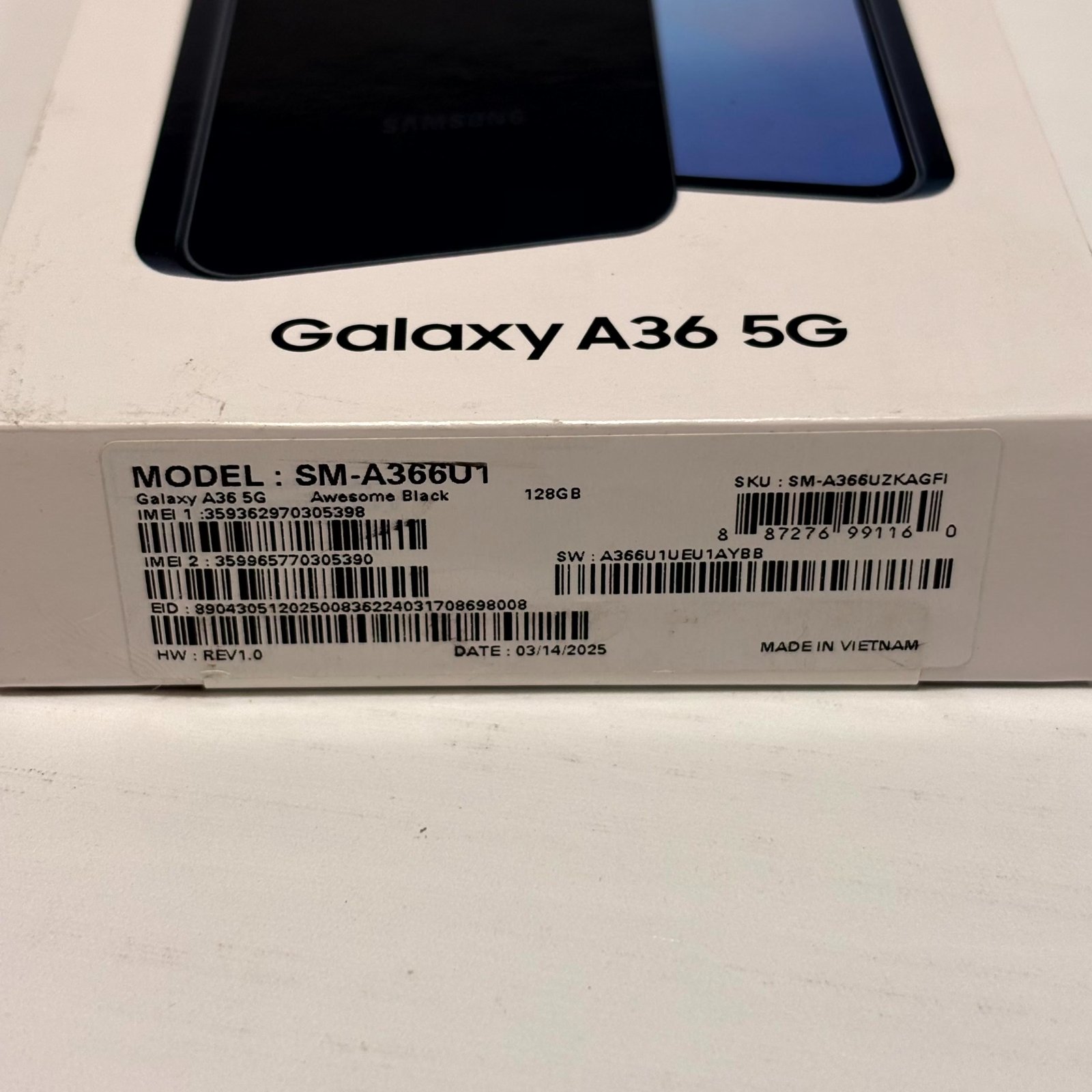 Samsung Galaxy A36 5G (SM-A366U1) 128GB | Unlocked | Awesome Black - Photo 2
