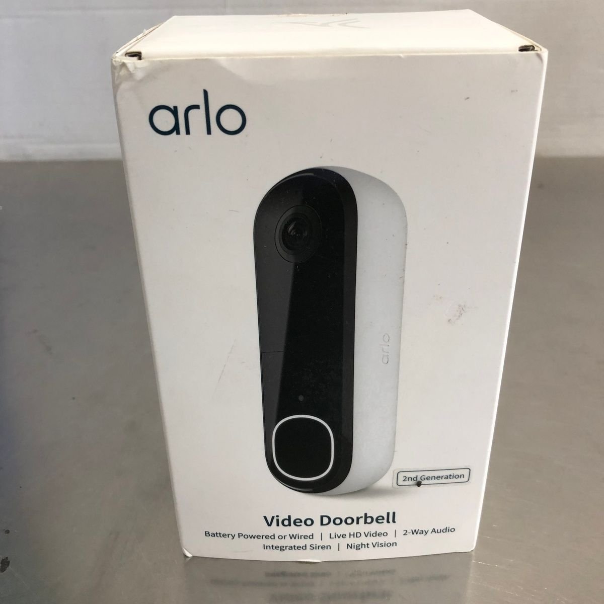 Arlo 2K Video Doorbell 2nd Gen, Battery/Wired, 2-Way Audio, White - Photo 6