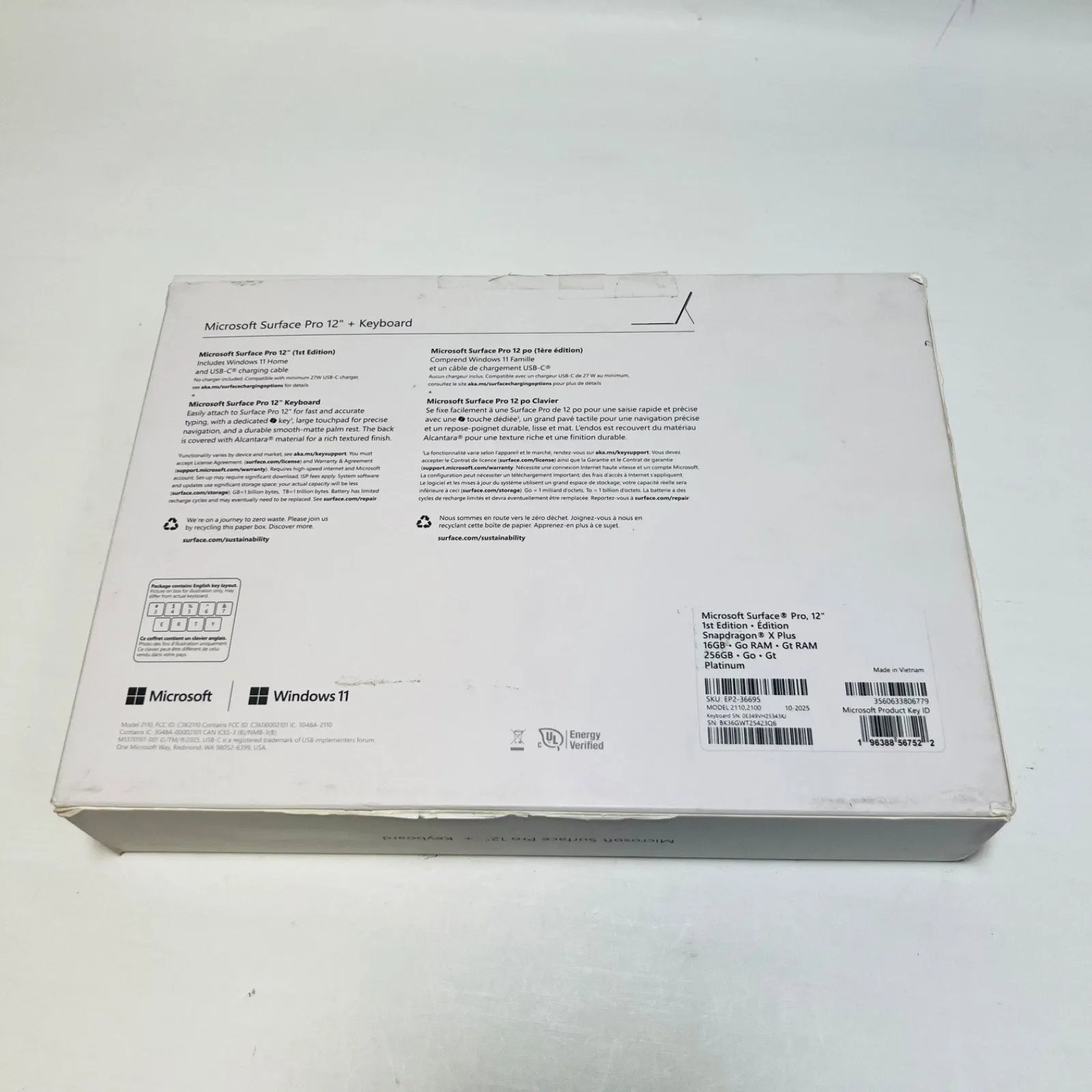 Microsoft Surface Pro Copilot+PC 12", Snapdragon X Plus, 16GB, 256GB + Keyboard - Photo 6