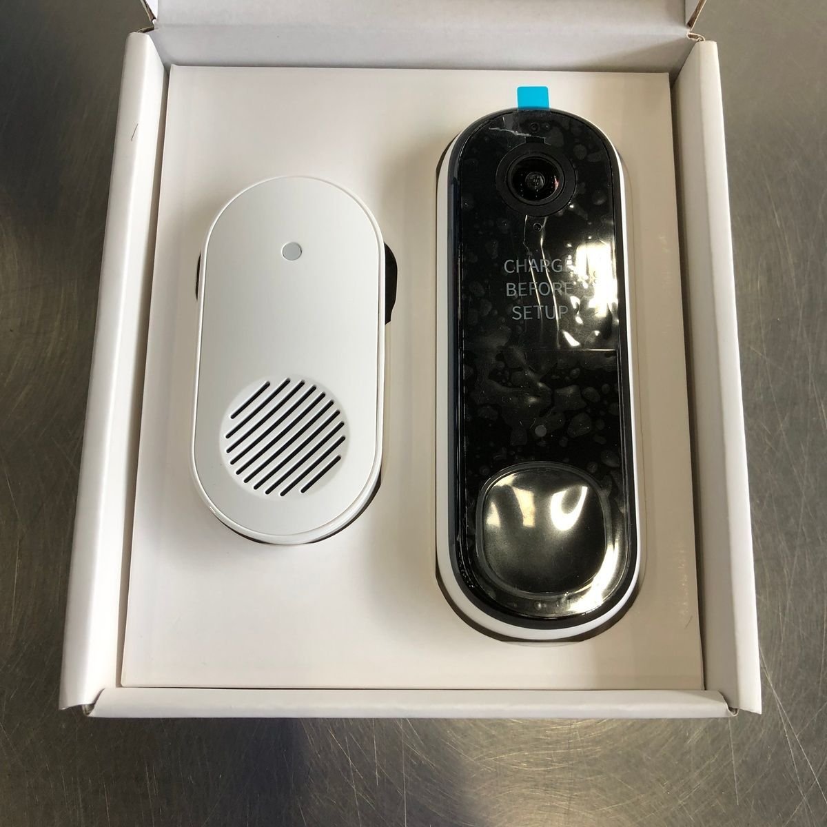 Arlo 2K Video Doorbell 2nd Gen, Battery/Wired, Chime 2 Included, White - Photo 2