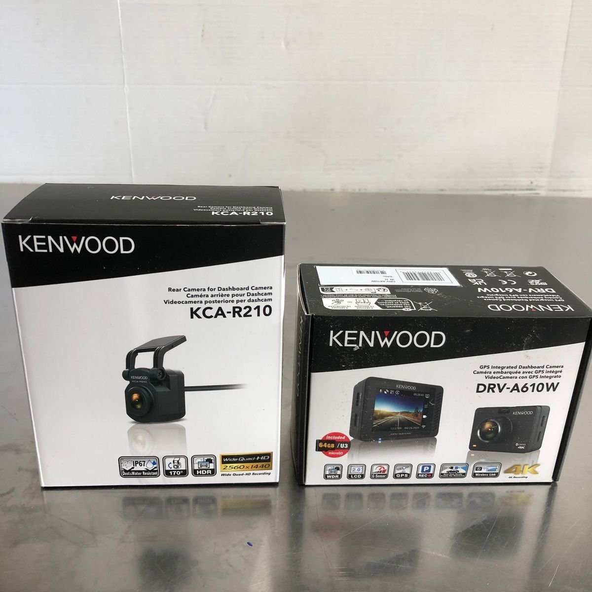 Kenwood DRV-A610W 4K GPS Dash Cam w/ KCA-R210 Rear Camera, Wi-Fi, 64GB - Photo 11