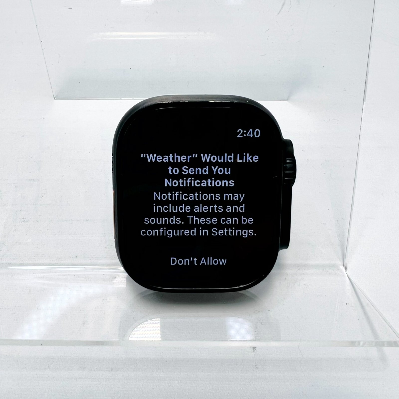 Apple Watch Ultra 3 (GPS+Cellular) 49mm Titanium Case with Black Ocean Band - Photo 2