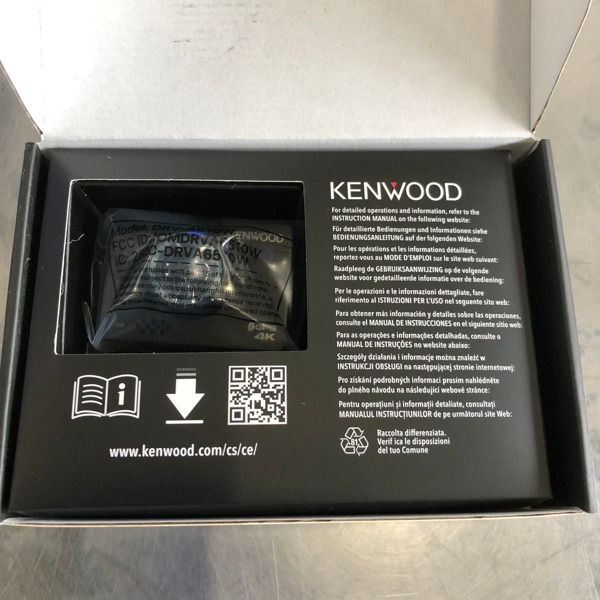 Kenwood DRV-A610W 4K GPS Dash Cam w/ KCA-R210 Rear Camera, Wi-Fi, 64GB - Photo 7