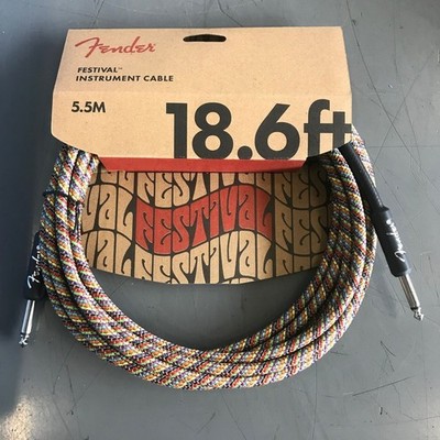 Fender Festival Instrument Cable 18.6ft 5.5M Straight to Straight Guitar Cable - Photo 4