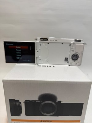 Sony ZV-E10 Mirrorless Camera with 16-50mm f/3.5-5.6 OSS II Lens Kit - White/WQ - Photo 3