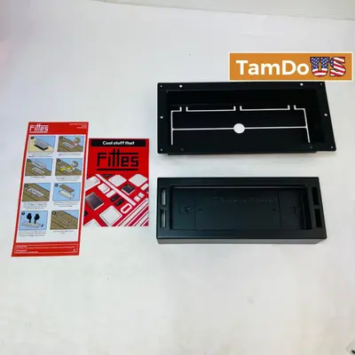 Aria Vent FLUSH4X10BLK Flushmount Pro 4" x 10" Black Floor Register at TamDoUS in new condition