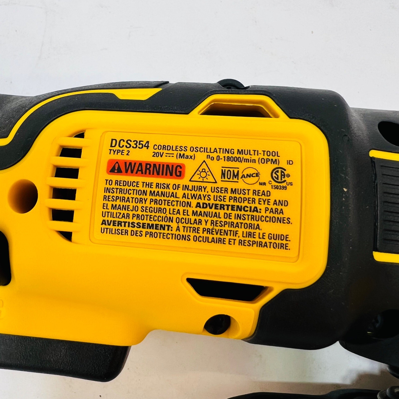 DeWalt DCS354B 20V Atomic Oscillating Multi-Tool Bare Tool - Photo 5
