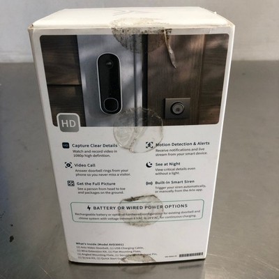 Arlo Video Doorbell 2nd Gen, HD, Battery/Wired, 2-Way Audio, White - Photo 4