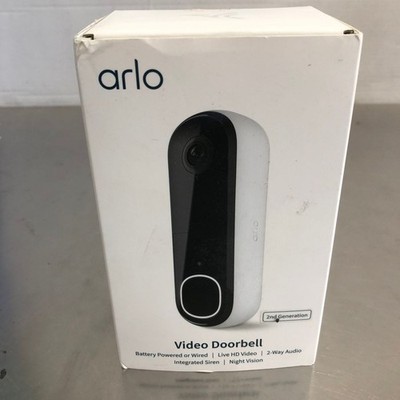 Arlo Video Doorbell 2nd Gen, HD, Battery/Wired, 2-Way Audio, White - Photo 8